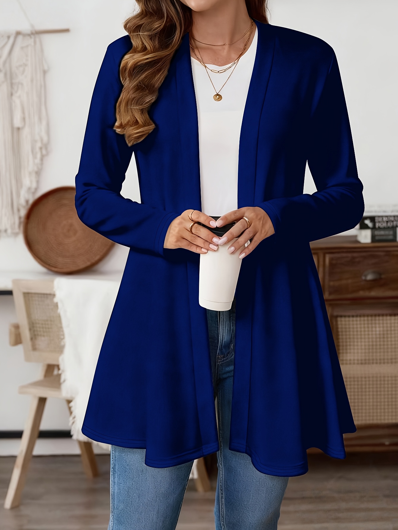 Winter Clothing Clearance Sale - Plus Size Women Open Front Cardigan,