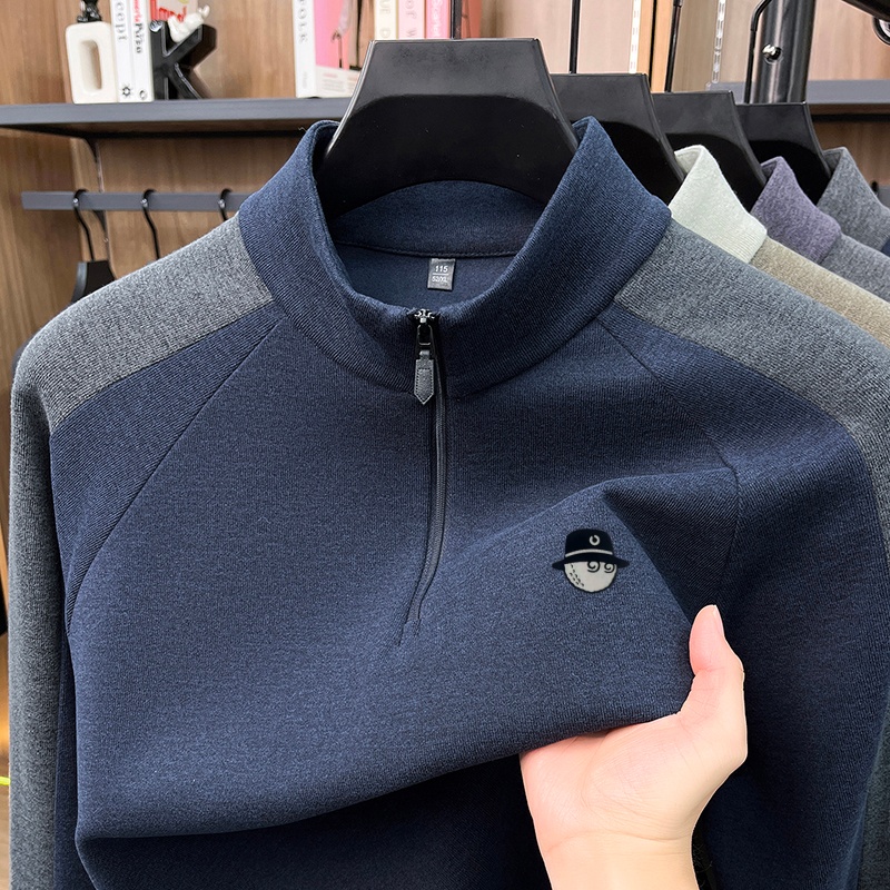 Winter Clothing Men - Designer Trendy New Half Zip Long