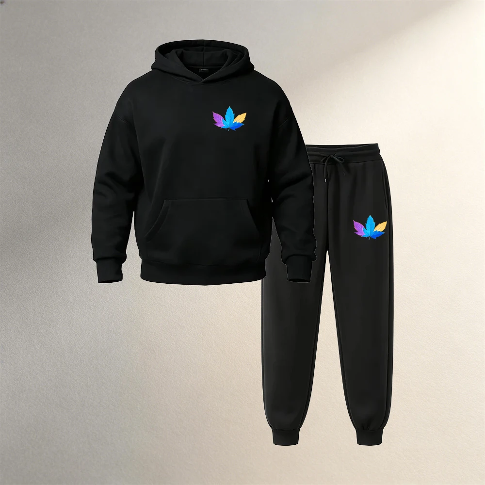 Winter Clothing Men - Men Clothing Sets Pullover 2Pcs Autumn