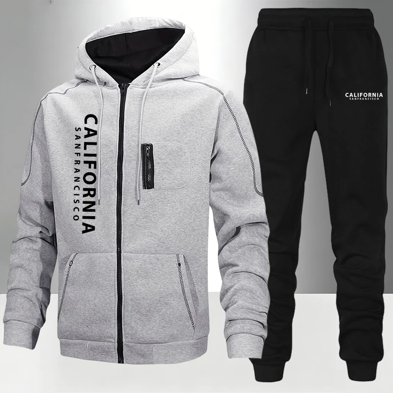 Winter Clothing Clearance Sale - Men's Tracksuit Casual Hoodie Zipper Sweatshirts