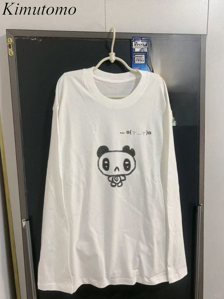 Winter Clothing Ladies - Kimutomo T Shirts Women Cartoon Printed