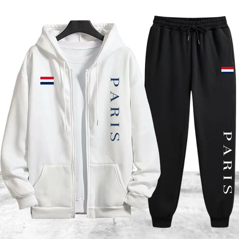Paris Printing Men's Tracksuit - огляд і ціна Winter Clothing Clearance Sale