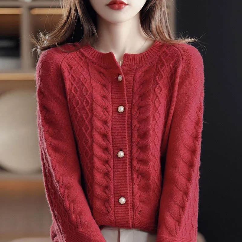 Vintage Knitted Cardigan Jacke - огляд і ціна Winter Clothing Trends 2026