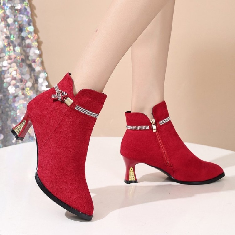 Women Ankle Boots Pointed Toe  - огляд і ціна Winter Clothing Clearance Sale