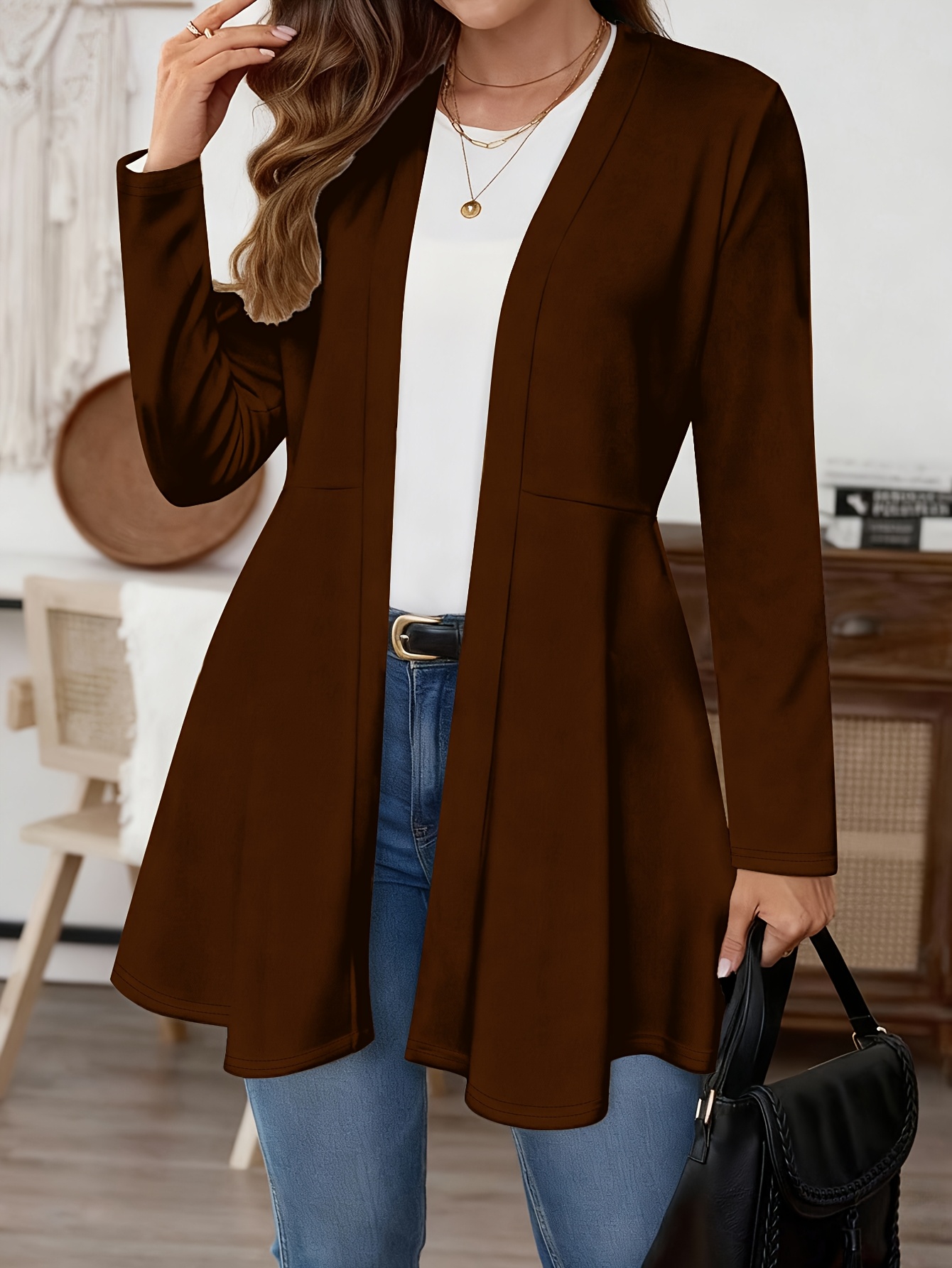Plus Size Women Open Front Car - огляд і ціна Winter Clothing Clearance Sale