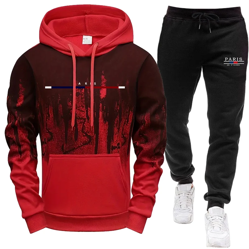 Men's Set/Hoodie/Pants Autumn  - огляд і ціна Winter Clothing Men