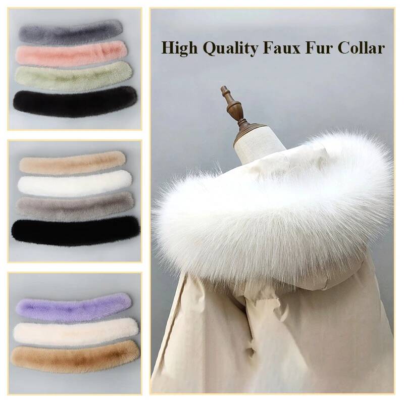Winter Coat Fur Collar Faux Fu - огляд і ціна Winter Clothing Women Sale