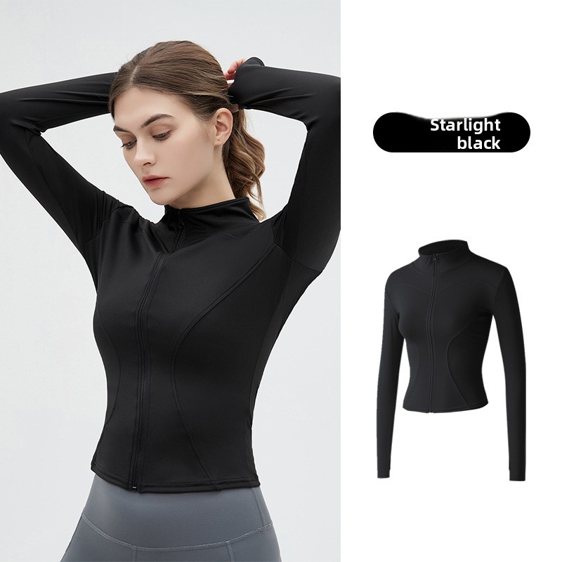 Women's Stand-Up Collar Yoga J - огляд і ціна Winter Yoga Clothing