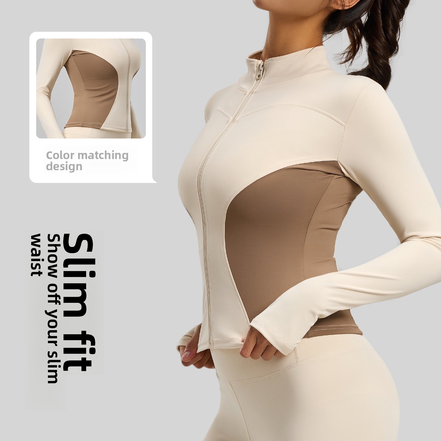 Color Blocked Slimming Yoga Ja - огляд і ціна Winter Yoga Clothing