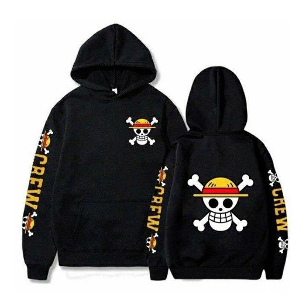 One Piece Skull Print Hoodie M - огляд і ціна Winter Clothing Japan