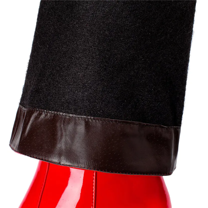 Red White Patent Leather Women - огляд і ціна Winter Clothing Clearance Sale