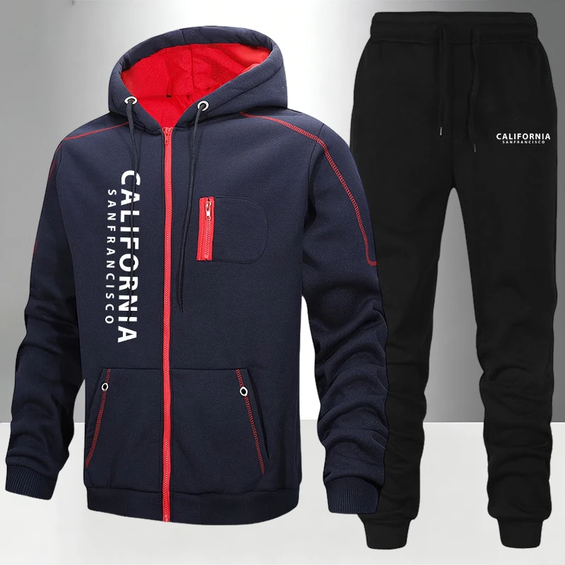 Men's Tracksuit Casual Hoodie  - огляд і ціна Winter Clothing Clearance Sale