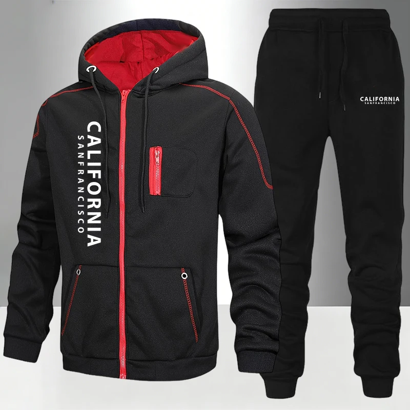 Men's Tracksuit Casual Hoodie  - огляд і ціна Winter Clothing Clearance Sale