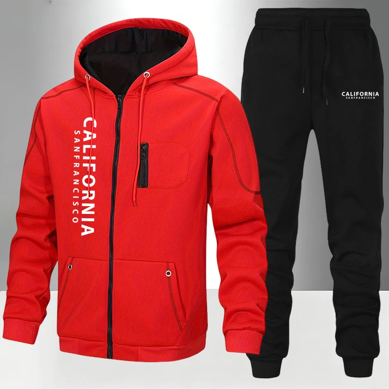 Men's Tracksuit Casual Hoodie  - огляд і ціна Winter Clothing Clearance Sale
