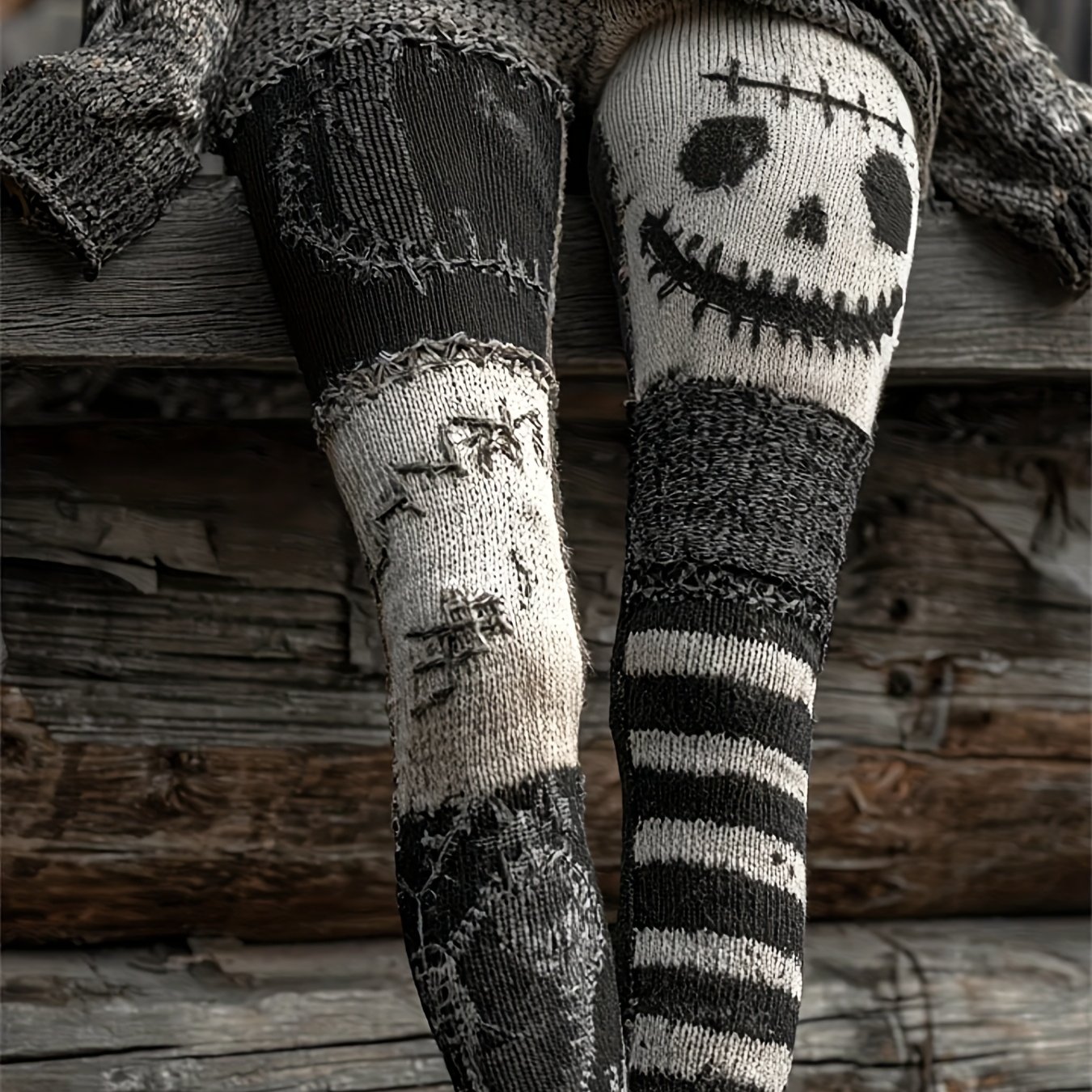 Women Halloween Skeleton Print - огляд і ціна Winter Yoga Clothing