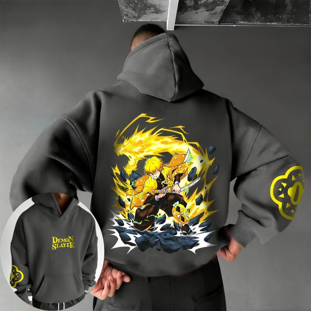 Demon Slayer Men's Hoodie Swea - огляд і ціна Winter Clothing Japan